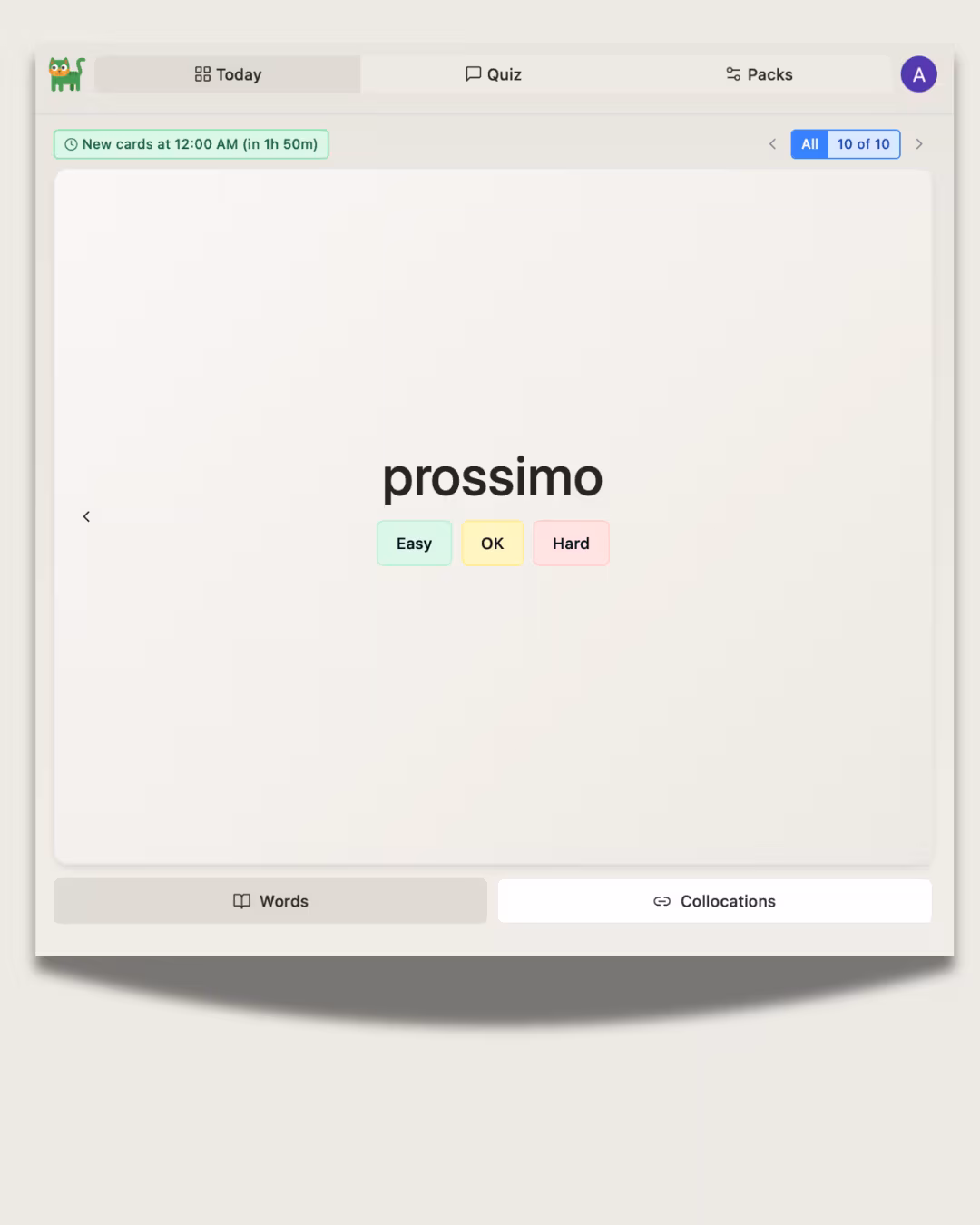 Today Tab — The Right Cards, Right Now